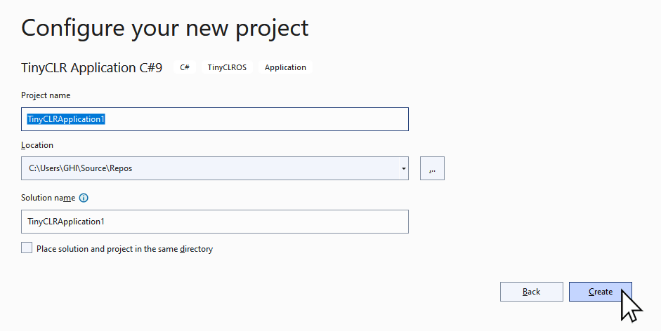 Configure project