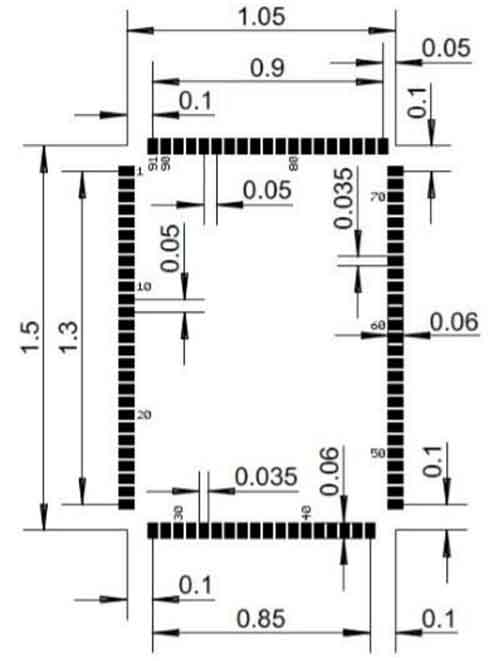 SCM20260N Footprint