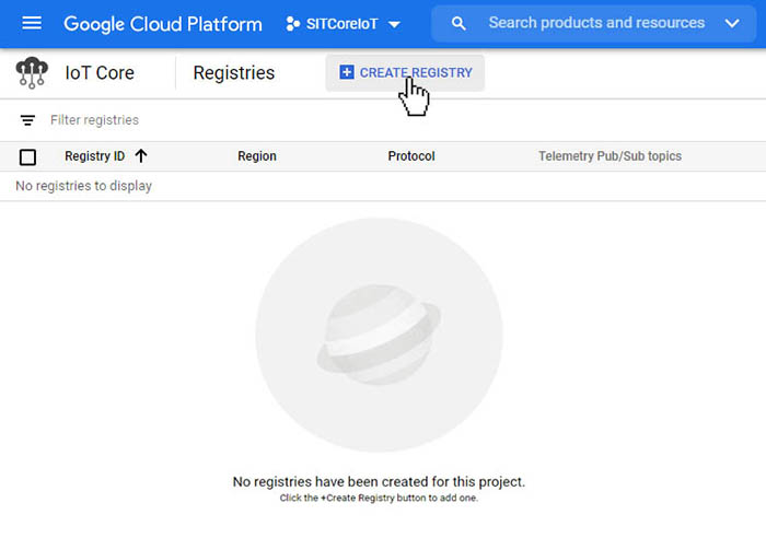 GCloud Create Registry