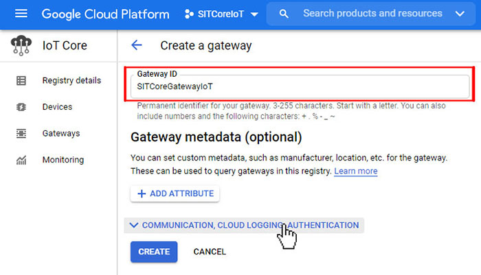 GCloud Name Gateway