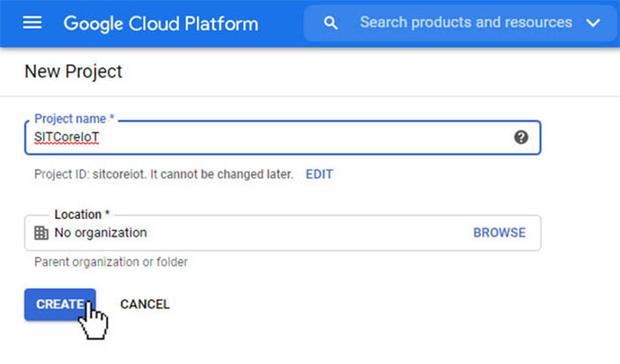 GCloud Name Project