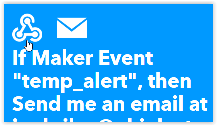 IFTTT Click Webhooks icon