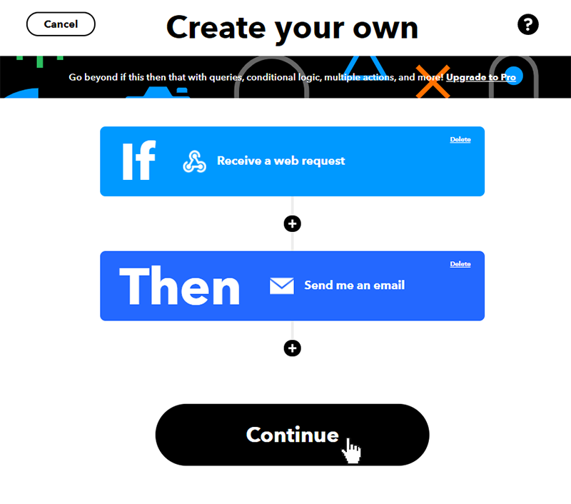 IFTTT Continue