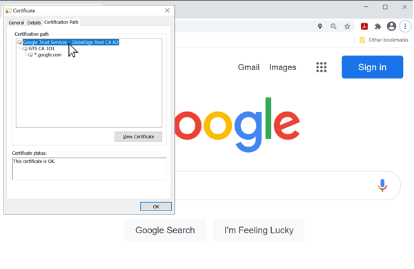 Download Root Certificate Step 3