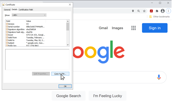 Download Root Certificate Step 4